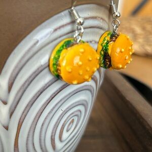Cheeseburger Earrings